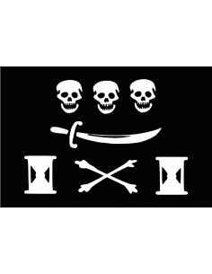 Bandera Pirata. Modelo 57