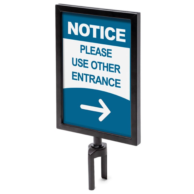 Cartel para Poste de Cinta Medium