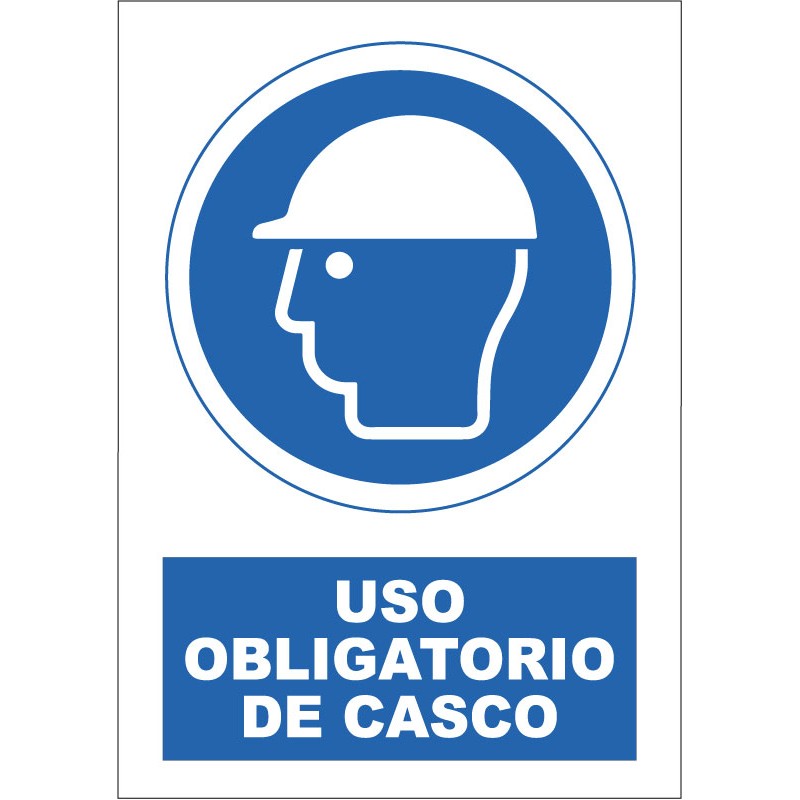 Señal Uso Obligatorio de Casco