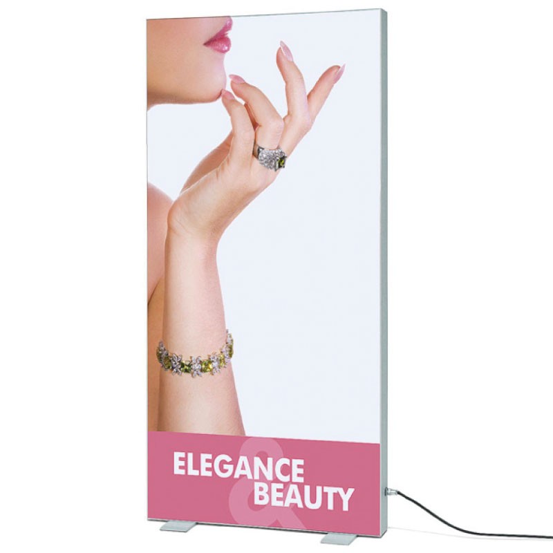 Banner de Pie con Luz Led