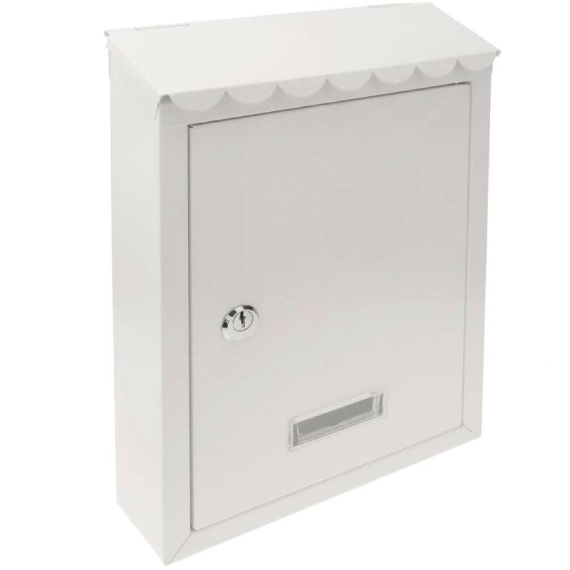 Buzón de Acero. Cartas. Blanco o Rojo