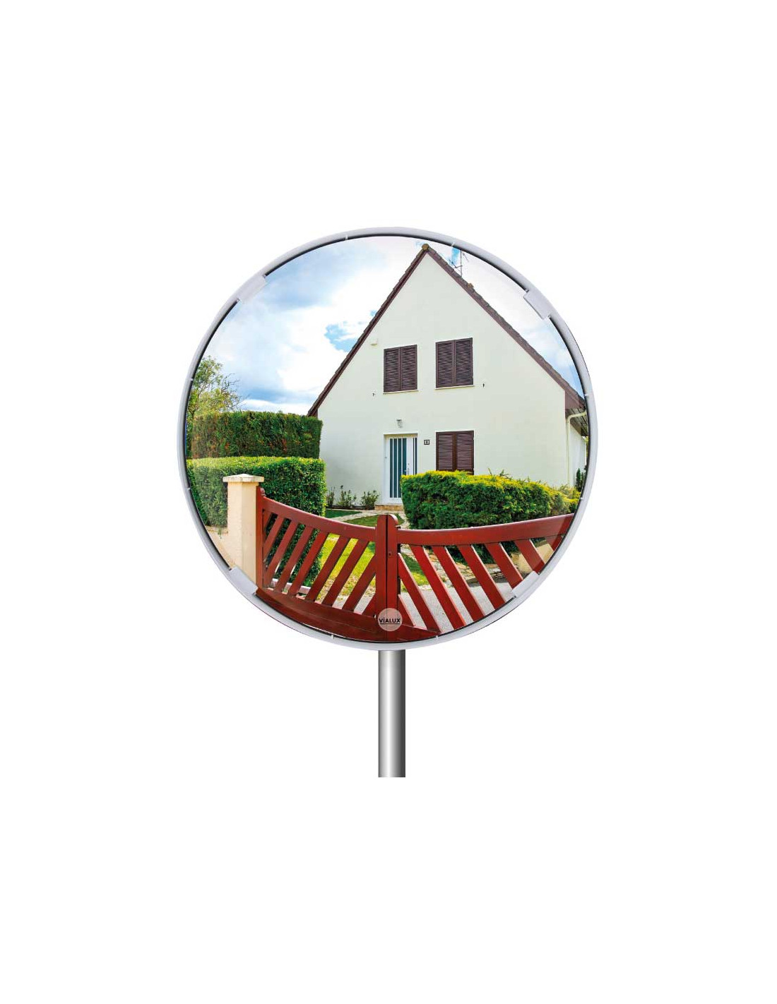 Espejo Circular con Marco Blanco de 400 a 800 mm. de Ø