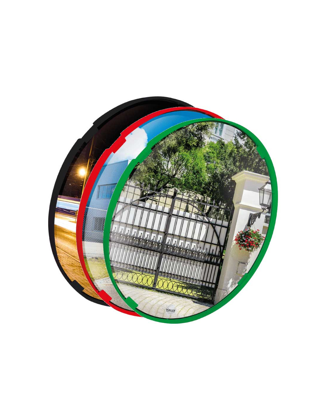 Espejo Circular Marco Colores de 400 a 800 mm. de Ø